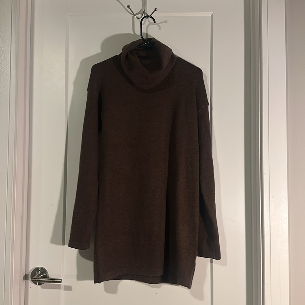Sweater Dress in Brown - Picture 3 of 4